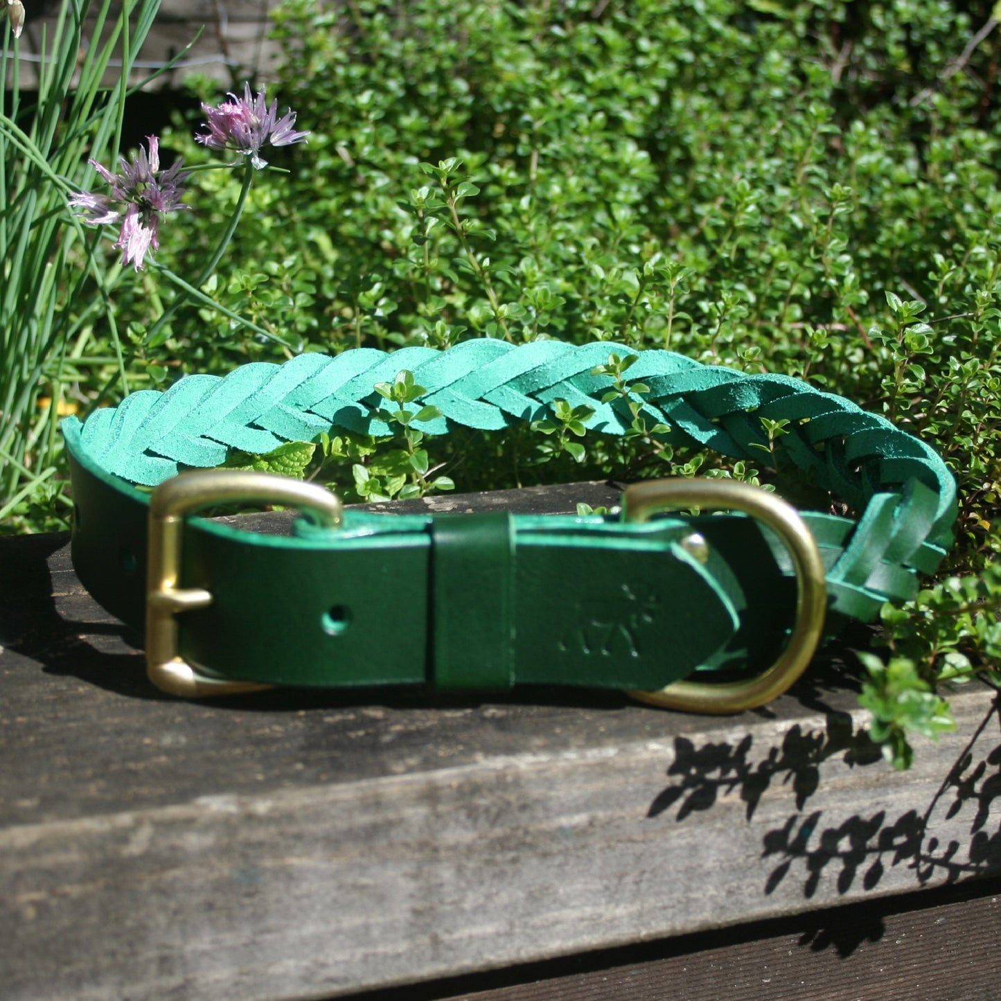 Five-Strand Braided Leather Collars