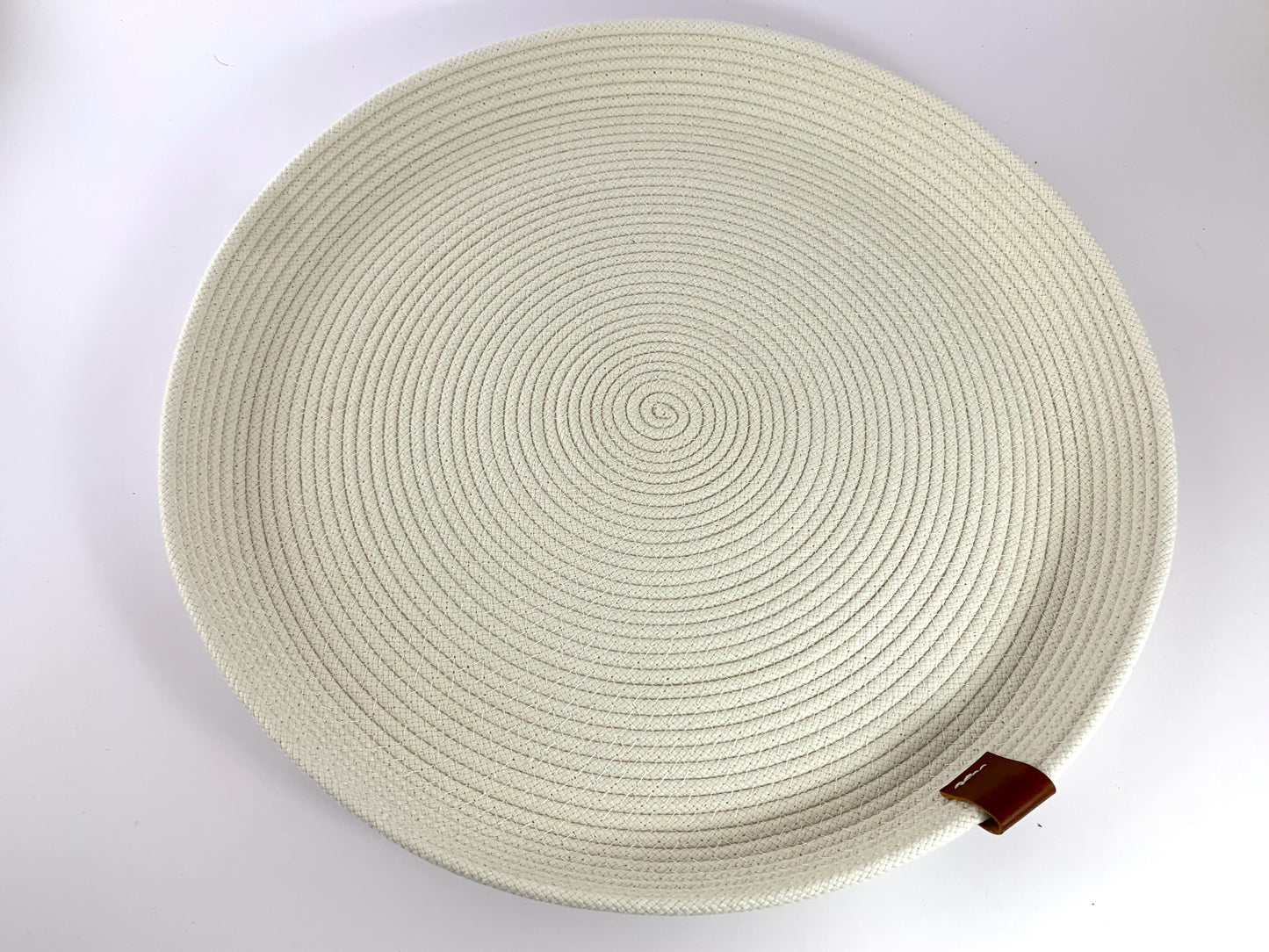 Cream Braided Cord Tray